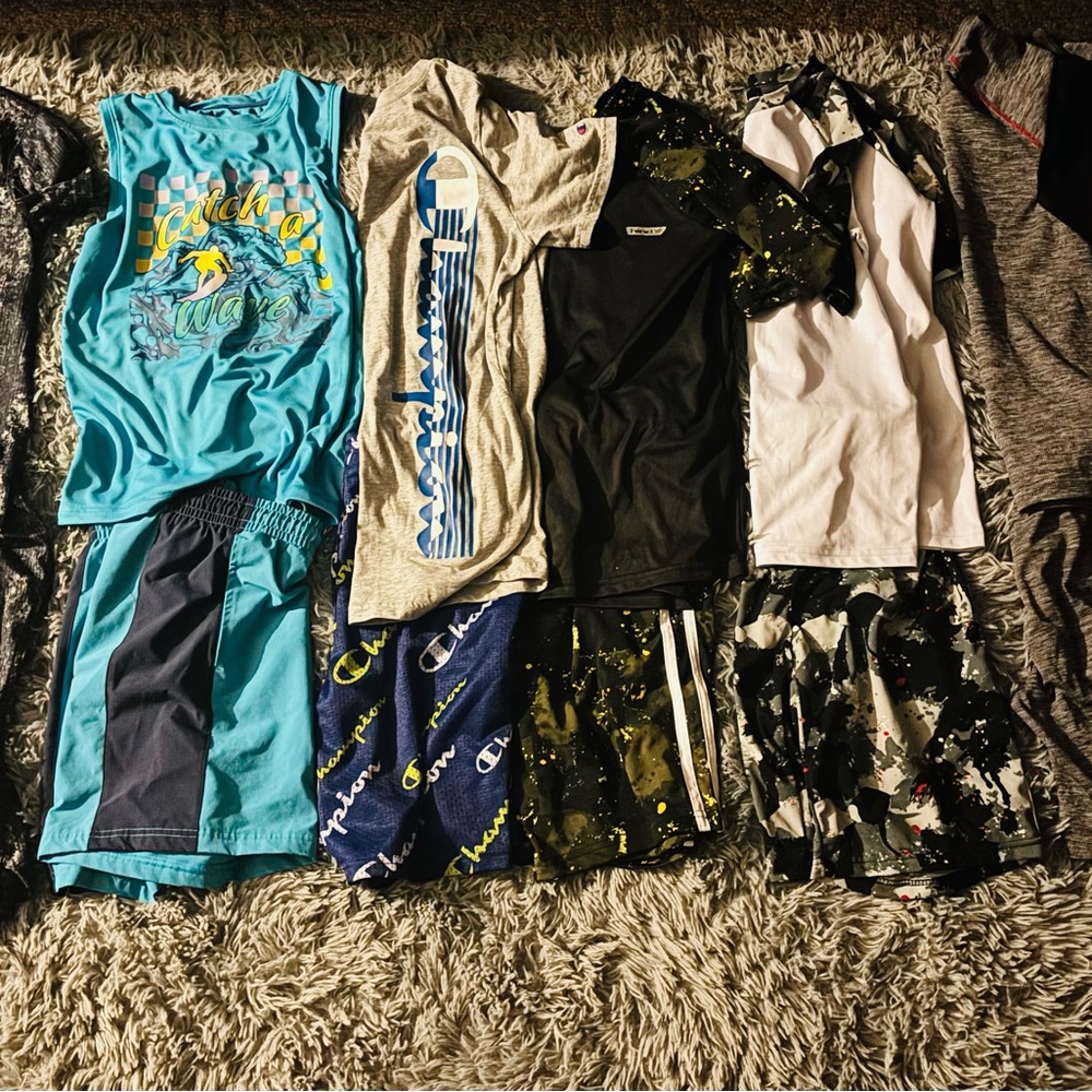 Champion Assorted Graphic Tees and Shorts Collection